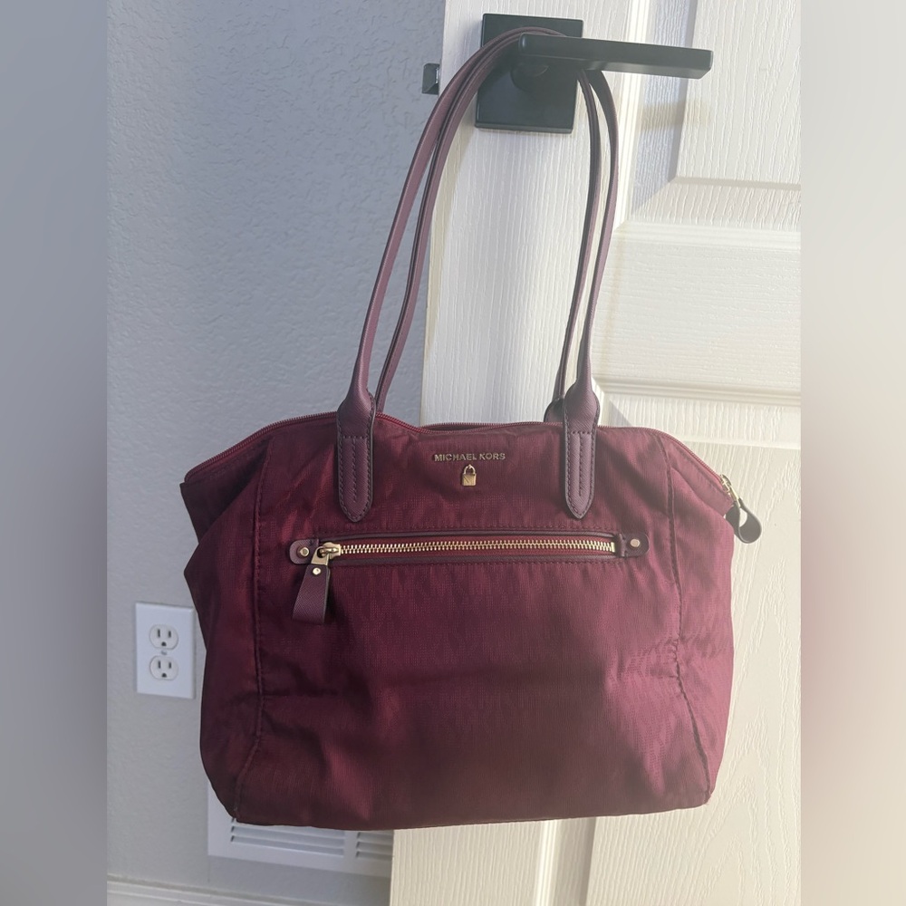 Michael Kors Deep Red Tote Bag